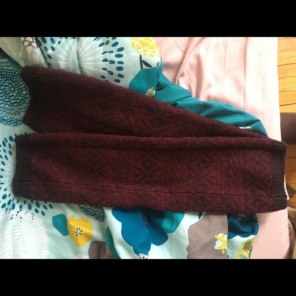 Crimson Leg Warmers